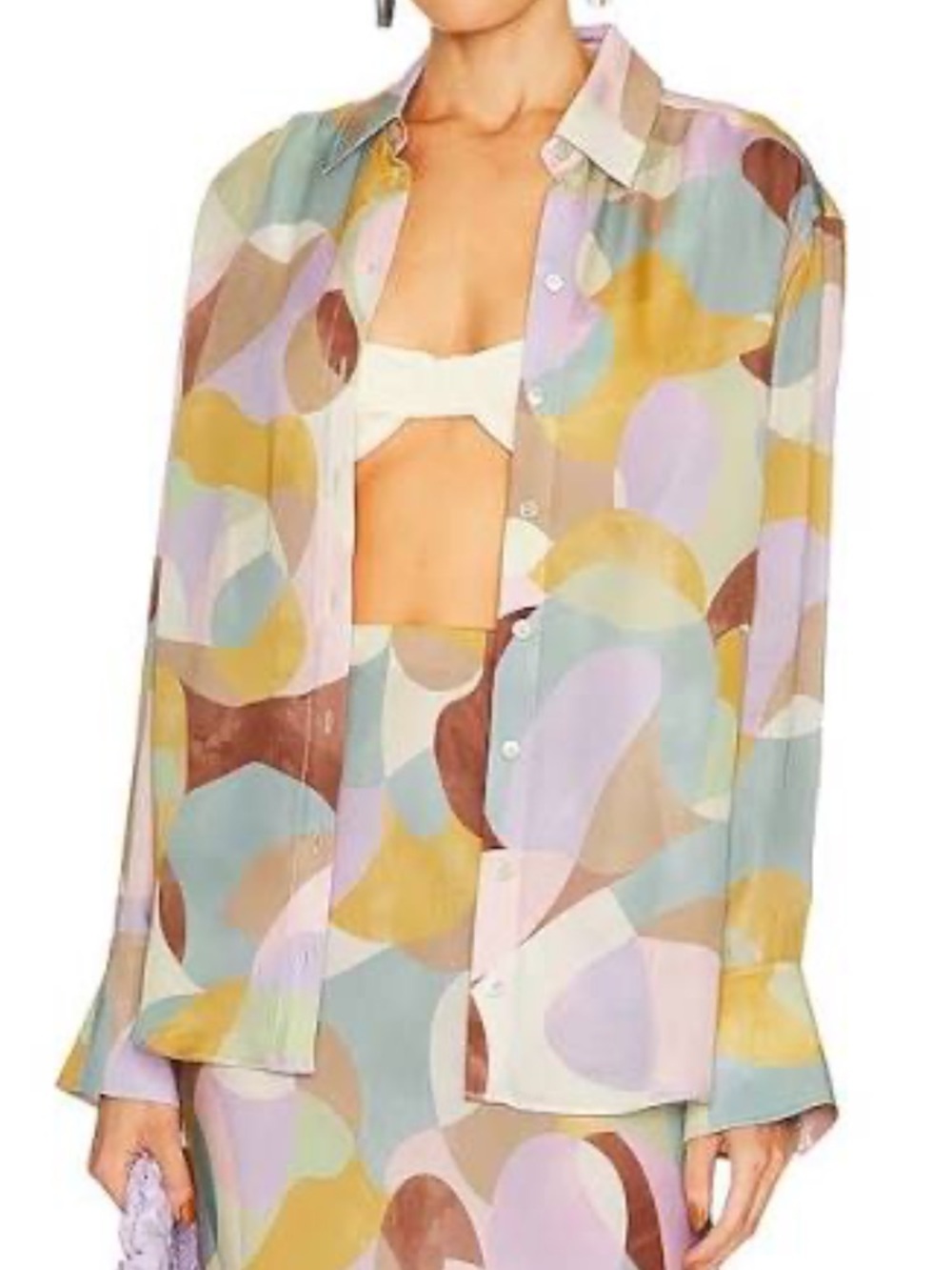 L’Academie Aubrey Blouse in Artist Palette